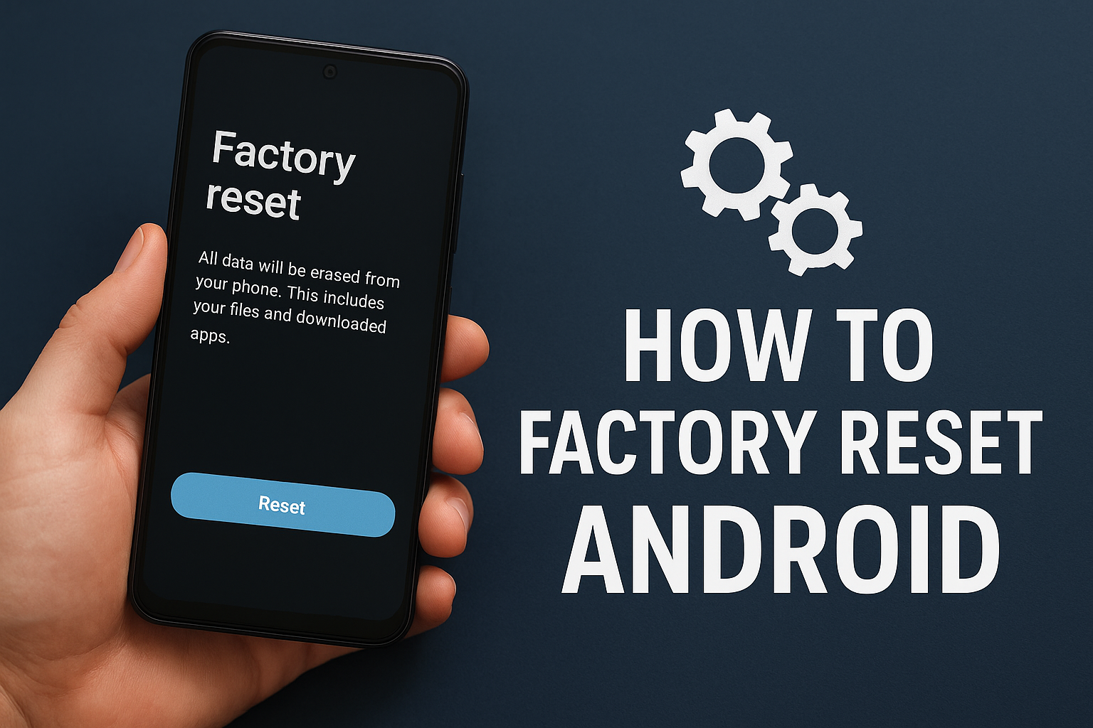 How to Factory Reset Your Android Phone Without Losing Important Data