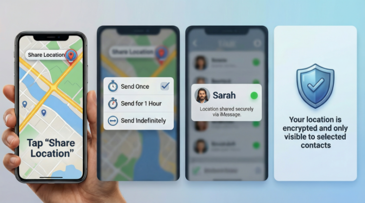 How to Share Your Location on iPhone Safely and Effectively