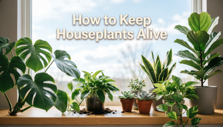 How to Keep Houseplants Alive