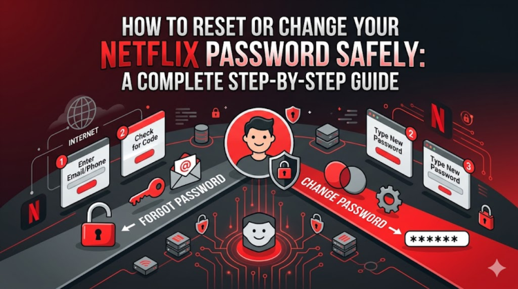How to Reset or Change Your Netflix Password Safel, A Complete Step-by-Step Guide