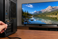 How to Connect a PC to a TV With HDMI